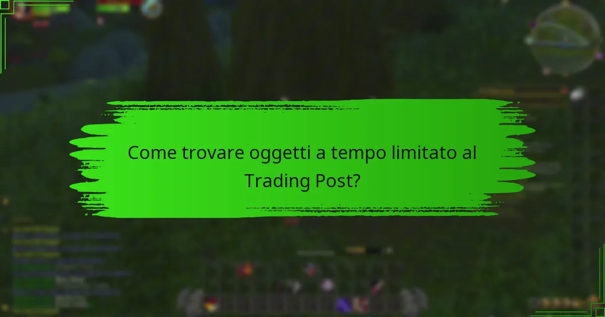 Quali eventi promozionali sono associati al Trading Post?