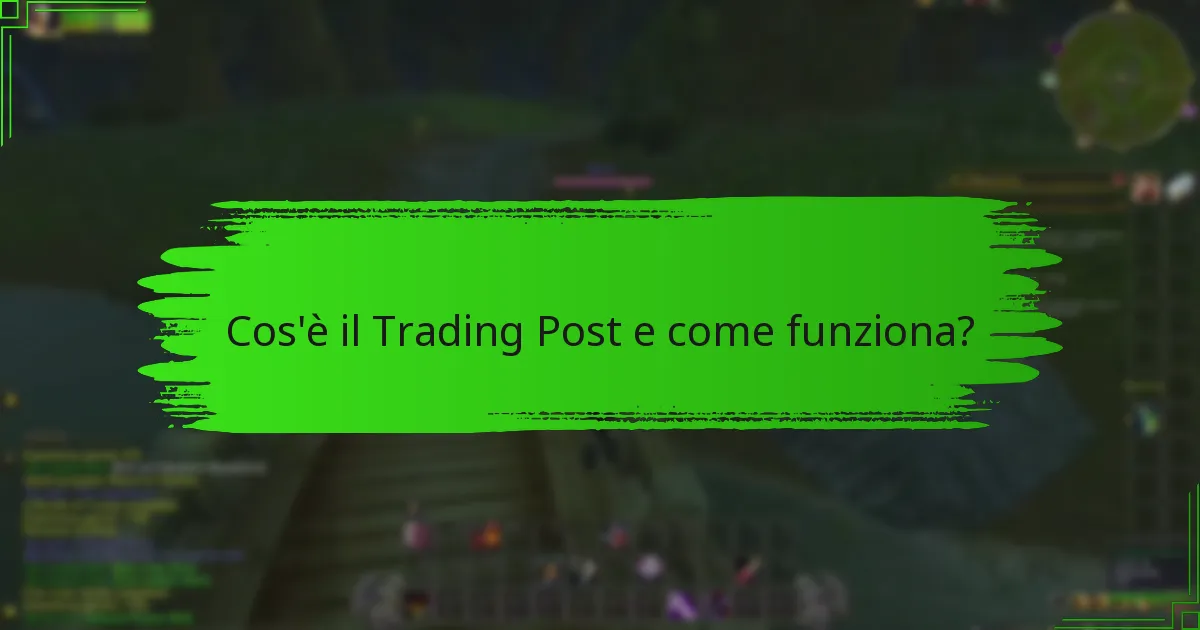 Come posso controllare la disponibilità degli oggetti nel Trading Post?