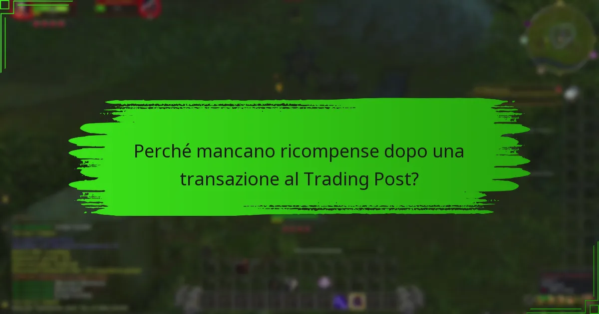 Come posso contattare il supporto per problemi con il Trading Post?